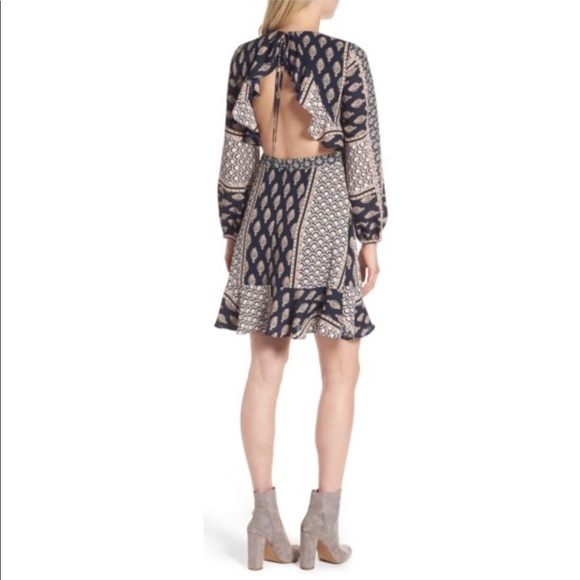 Chelsea28 Dresses & Skirts - Chelsea28 Open-Back Ruffle Dress